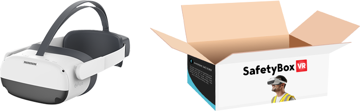 SafetyBox VR SafetyBox VR and Pico Neo 3 headset